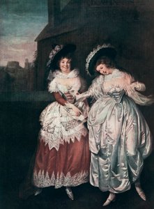 Mrs Page és Mrs Ford Reading Falstaffs Love Letters, 18. század vége – 19. század eleje, 1912.