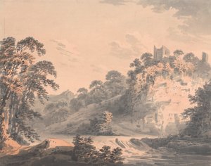 Knaresborough kastély, Yorkshire alkotó: Rev. William Gilpin