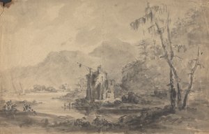 Folyói táj kastélyokkal alkotó: Rev. William Gilpin