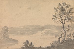 Windermere kilátása alkotó: Rev. William Gilpin