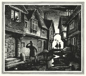 Hans Christian Andersen: A szerencse galócai (litho) alkotó: Rex (after) Whistler