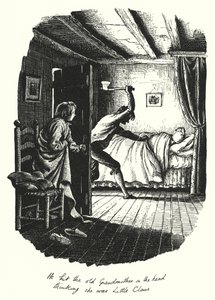 Hans Christian Andersen: A Nagy Claus és a Kis Claus (litho) alkotó: Rex (after) Whistler
