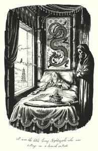 Hans Christian Andersen: The Nightingale (litho)