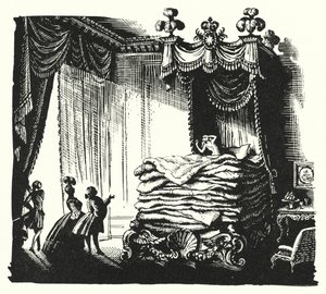 Hans Christian Andersen: Az igazi hercegnő (litho) alkotó: Rex (after) Whistler