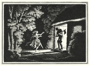 Hans Christian Andersen: A vörös cipők (litho)