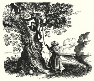 Hans Christian Andersen: The Tinder-Box (litho) alkotó: Rex (after) Whistler