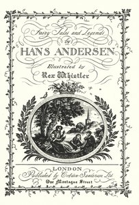 A Mesék és legendák címlapja, Hans Andersen (litho) alkotó: Rex (after) Whistler