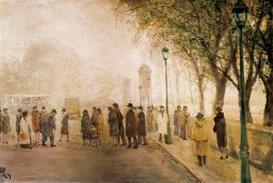 Le passage. (Olaj, vászon