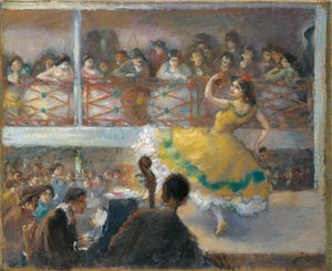 Flamenco - Csatornák, Ricard (1876-1931) - Olaj, vászon - 61,5x74,5 - Museo Carmen Thyssen, Malaga