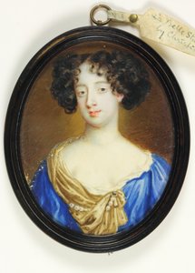 Frances Teresa Stuart, Lennox és Richmond hercegnője (akvarell pergamen)