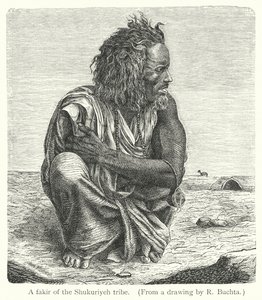 A Shukuriyeh törzs fakírja (metszet) alkotó: Richard (after) Buchta
