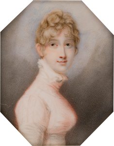 Henrietta Anna Maria Charlette Bridgeman Simpson, később Mrs. Charles Pelham, Yarborough grófnőjének portréja (megh. 1813), 1762-1813 körül (olaj, vászon) alkotó: Richard (after) Cosway