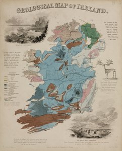 „Írország geológiai térképe”, 1850-es évek