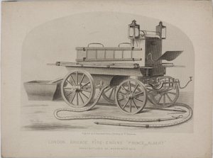 A londoni brigád tűzoltóautója: Prince Albert, 1880