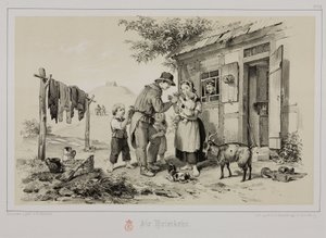 Hazatérő bányász, Németország, 1851 alkotó: John Pardon