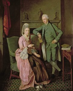 Beszélgetési darab, 1770-es évek közepe (olaj, vászon) alkotó: Richard (attr. to) Brompton