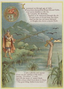 Richard Andre, Arthur király és Excalibur oldal az Upstreamből (színes litó) alkotó: Richard Andre