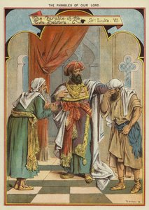 Krisztus példázatai: A két adós példázata (chromolitho)