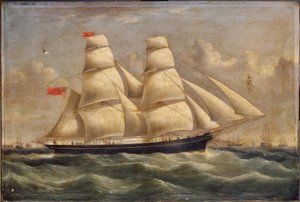 Brigantine Portsmouthnál