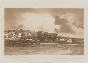 A Marne partján a charentoni híd alatt 1803; A párizsi Views 19. táblája, a B1981.25.2628 tábla Emanuel kötetének nyomkövetése