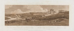 Kilátás a St. Germain en Laye palotateraszáról; A távolban látott Marli vízvezeték 1803-ban; A párizsi Views 16. táblája, a lemez Emanuel kötetének nyomkövetése, B1981.25.2625