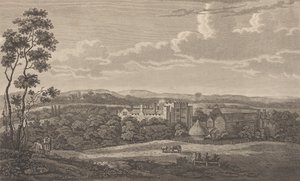 Hever kastély Kent megyében, Edward Hasted, The History and Topographical... című művéből, 1777-90.