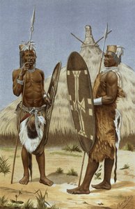 Nyam-nyam harcosok, „Az emberiség története” III. kötetéből, Friedrich Ratzel professzor, 1898