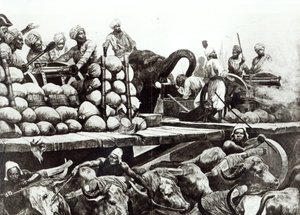 Plassey-i csata, 1757. június 23. (litho)