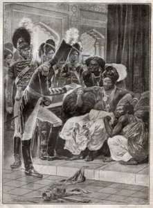 Sri Vikrama Rajasinha, Kandy (Srí Lanka) királya, akit az angolok 1815-ben bocsátottak el. 1924 (illusztráció)