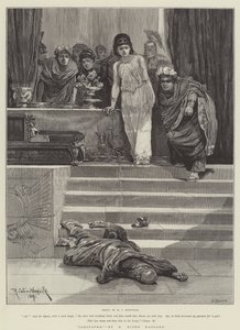 "Cleopatra", H Rider Haggard (metszet) alkotó: Richard Caton II (after) Woodville
