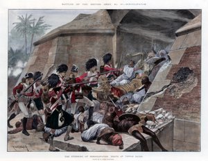 Szeringapatam megrohanása, amely Tippu Sultan halálát okozta, 1894.