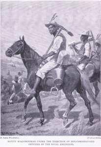 Natív útjavítók, az After Pretoria: The Guerilla War című filmből, amelyet a Harmsworth Bros Limited adott ki, 1901