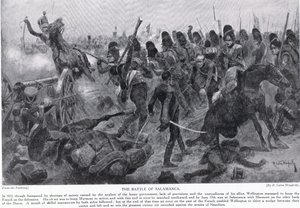 A salamancai csata, illusztráció a "Hutchinson