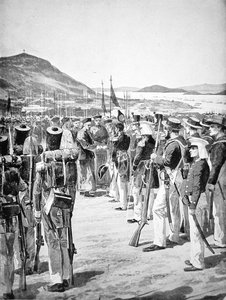 Hongkong átadása a briteknek 1841-ben alkotó: Richard Caton Woodville