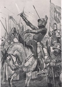 Henry Hotspur halála, 1403. július 21., illusztráció a 
