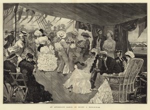 Délutáni tánc egy Man-of-War fedélzetén
