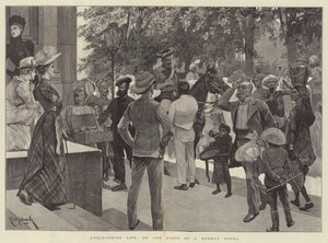Angol-indiai élet, egy bombayi szálloda lépcsőjén