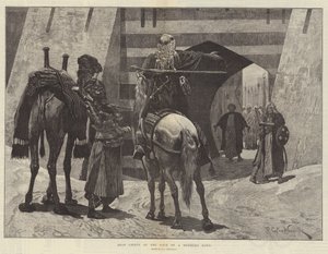 Arab főnökök egy ostromlott város kapujában