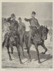 Sir Herbert Kitchener dandártábornok, az egyiptomi hadsereg Sirdarja, a Dongola felé előrenyomuló csapatok parancsnoka