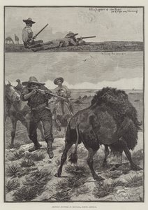 Bölényvadászok Montana, Észak-Amerika alkotó: Richard Caton Woodville junior