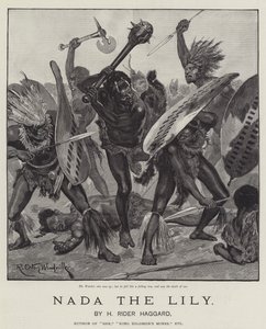 Nada, a liliom, szerző: H Rider Haggard alkotó: Richard Caton Woodville junior
