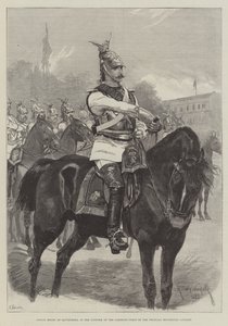 Henrik battenbergi herceg, a porosz háztartási lovasság Garde-du-Corps egyenruhájában