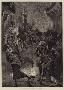 A kolera Kairóban, a Boulakot elhagyó emberek