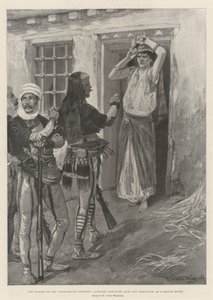 Baj a török-szerv határon, az albánok fegyvert és lőszert követelnek egy szervi házban
