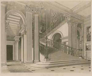 Buckingham-palota, lépcsőház alkotó: Richard Cattermole