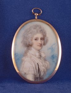 Erzsébet (1750-88) Hopetoun grófnője, 1789 (wc und gouache on elefántcsont) alkotó: Richard Cosway