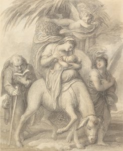 Repülés Egyiptomba alkotó: Richard Cosway