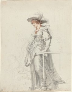 Maria Cosway lányával, Louisával alkotó: Richard Cosway