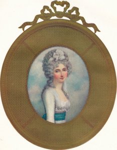 Katherine miniatűr portréja, Lady Manners, későbbi Lady Huntingtower, 1787, 1907 alkotó: Richard Cosway