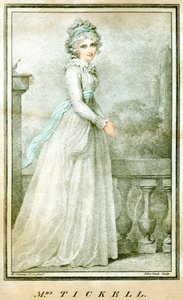 Tickell asszony, 1780-1810 alkotó: Richard Cosway
